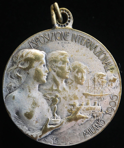 Medalla Italia. Exposicion Internacional, 1906. Milan.