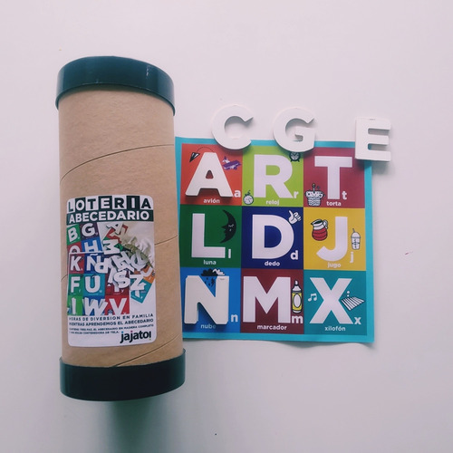 Imagen 7 de 10 de Lotería Abecedario Fichas De Madera Juego Niños