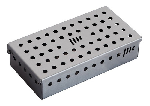 Caixa De Defumação - Smoke Box Inox 304 - Tamanho 21x11x5