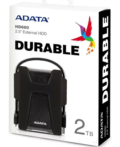 Adata Hd680 Disco Externo 2tb 2.5  Usb 3.2 Ahd680-2tu31