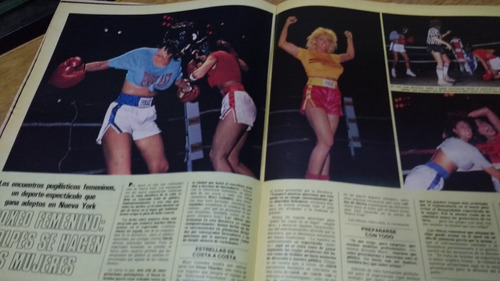 Revista Clarin N° 14890 Boxeo Femenino Año 1987