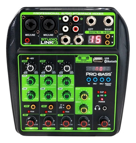 Pro Bass Studio Link 6 Professional / Consola / Promúsica