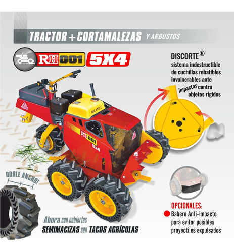 Tractor Motocortadora Giro 0 Roland H001 5x4 B&s Manual
