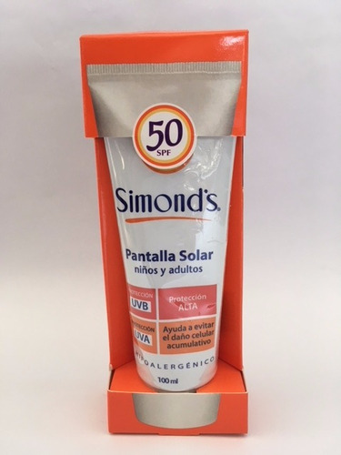 Bloqueador Solar Simonds 100ml - F50 