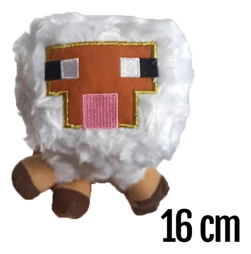 Minecraft Peluche De Oveja De 16 Cm Importado