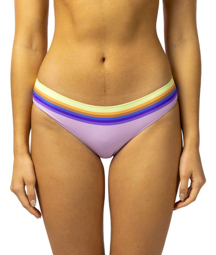 Bikini Rip Curl Sunrise Stripe Cheeky Hipster - Lila - La Is