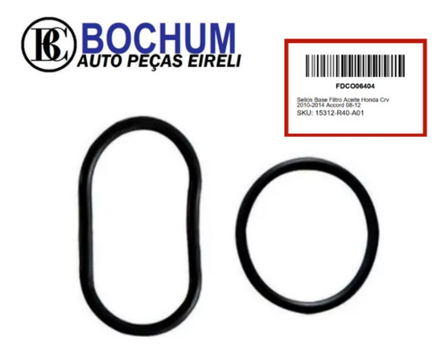 Sellos Base Filtro Aceite Honda Crv 2010-2014 Accord 08-12