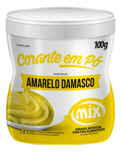 X2 Colorantes En Polvo Amarillo Damasco 100g Mix Repostería