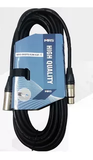 Cable Micro Canon Xlr Mrs Macho/hembra 6 M Calidad Superior