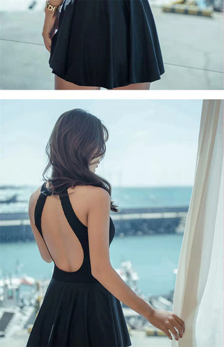 Traje Baño De Una Pieza Conservador Sexy Bikini Playa Mujer