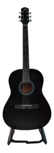 Outlet Guitarra Criolla Clásica Parquer Custom Negra Laca (Reacondicionado)