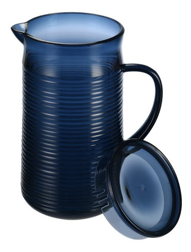 Jarra Franjas Acrílico Azul 2 Litros