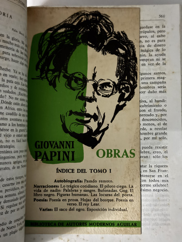Obras (4 Tomos: I-iv), Giovanni Papini, Aguilar, W,-5 (Usado)
