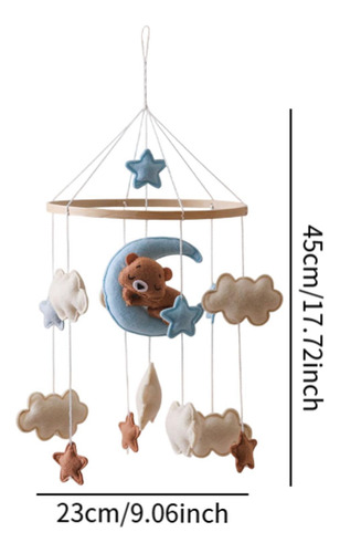 Cuna De Bebés Móvil Fieltro Decoración Colgante