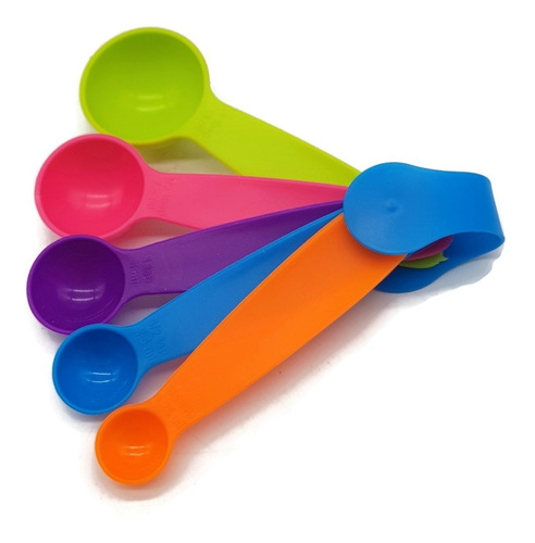 Set Cucharas Medidoras 6 Piezas Para Repostería Cocina