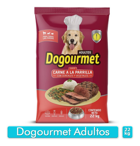Alimento Para Perros Dogourmet Adultos Carne Parrilla 22kg