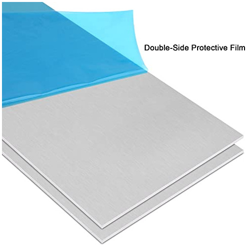 Placa De Aluminio Plana De 2 Paquetes De 6061 T651, 6 X...