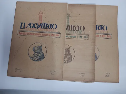 El Arquitecto Constructor 1923 1924 Revistas Antiguas X Unid (Usado)