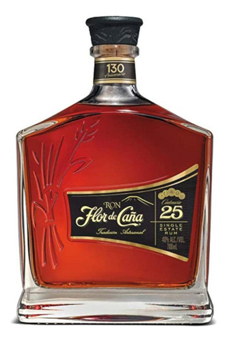 Paquete De 3 Ron Flor De Caña 25 Años 750 Ml