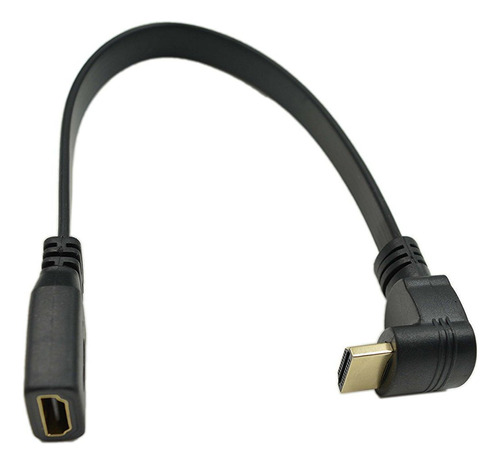 Lemeng 1 Ft Plana Slim Cable Extension Hdmi Velocidad Dama 0
