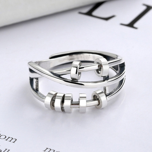 * Anillo De Ansiedad T Toy Fidget Ring Anillos Giratorios