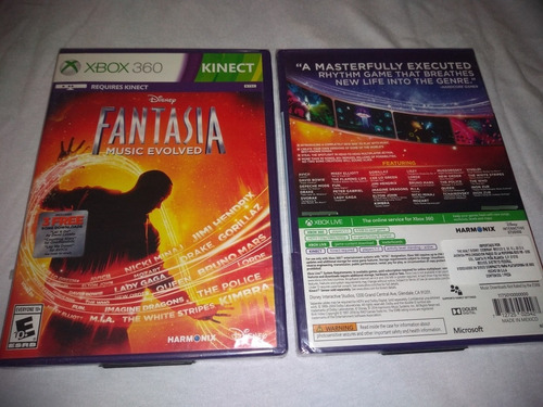 Fantasía Para Xbox 360 Nuevo Y Sellado De Fábrica