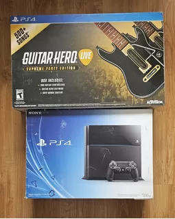 Sony Playstation 4 500gb Fat + Pack (x2) Guitar Hero