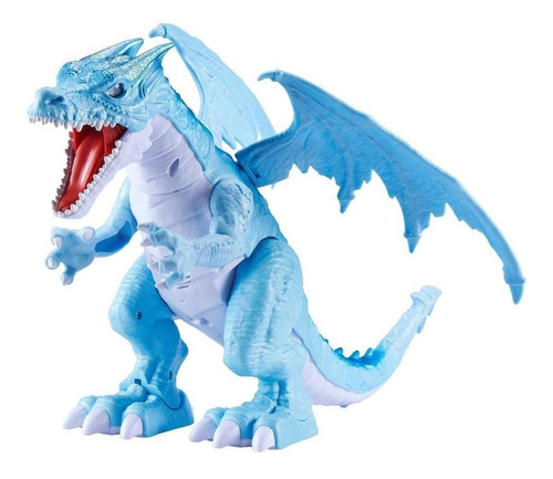 Dragão Robo Alive Sopro De Gelo Som E Luz Zuru Candide 1112