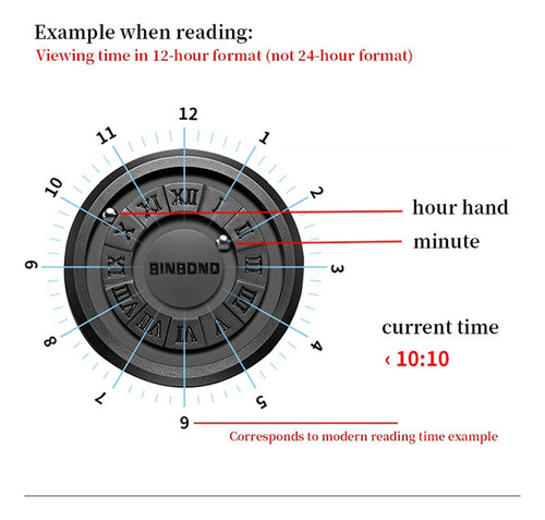 Binbond B234 Creative Reloj magnético de cuero de cuarzo para hombre con correa marrón