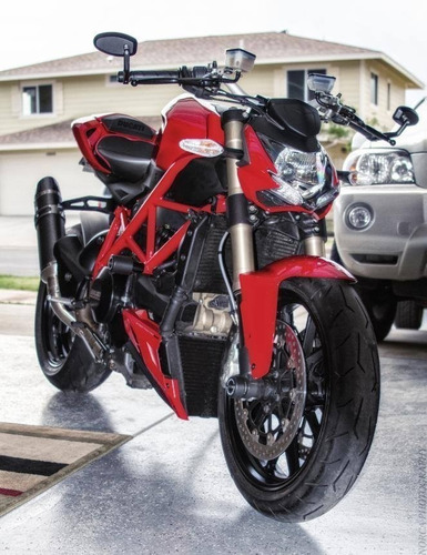 Imagen 4 de 10 de Espejos Universales Para Moto Street Fighter O Cafe Racer