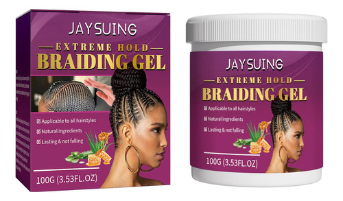 Gel Trenzador Hold Braiding Olor Duradero Natural (aloe Y)