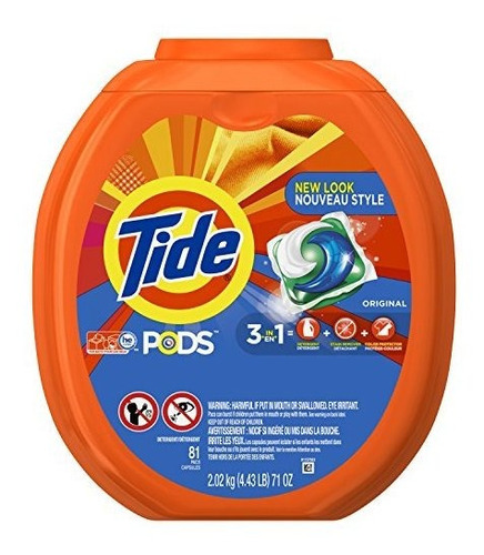 Tide Pods Perfume Original He Turbo Detergente Pacs 81-carga