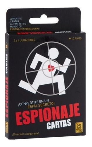 Imagen 1 de 4 de Juego De Mesa Con Naipes Espionaje Cartas Yetem 80601