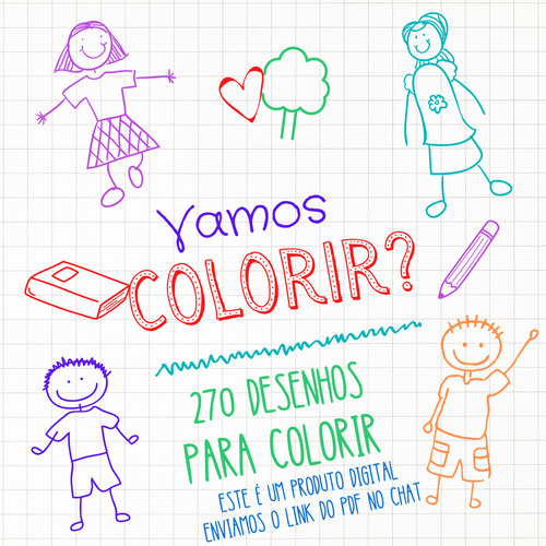 Pacote De Desenhos Infantis P/ Colorir 270 Folhas Em Pdf