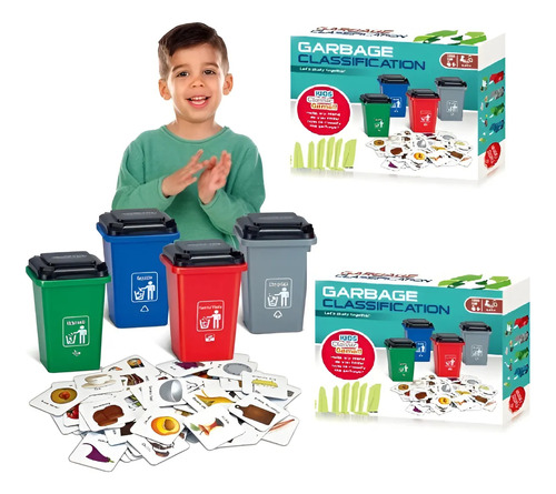 Juego Didáctico Para Clasificar Basura Nivel 4