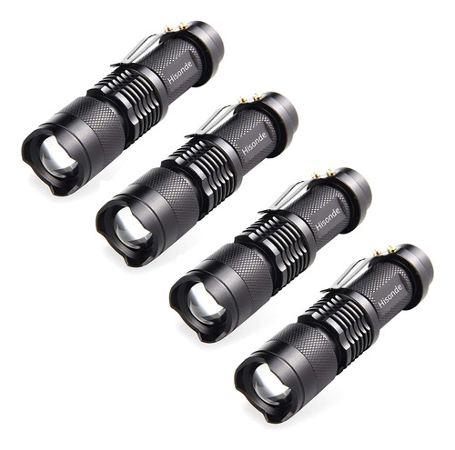 4-pack 7w 300lm Mini Linterna Led Antorcha Ajustable Foco