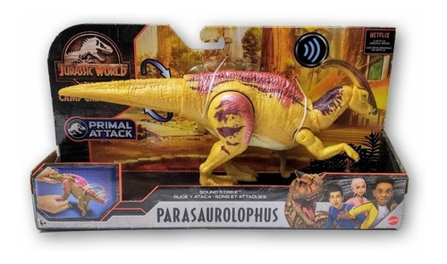 Jurassic World Parasaurolophus Con Sonidos Original Dinosaur