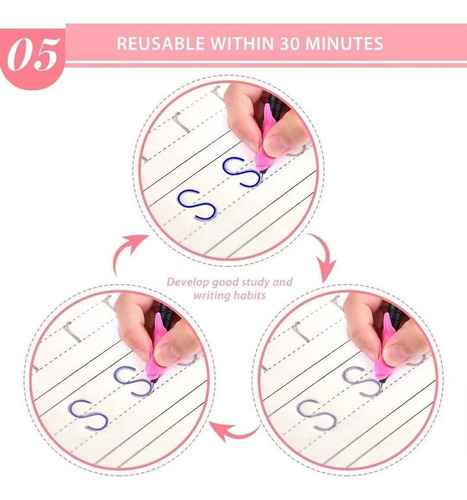 Rii Sank Magic - Kit De Cuaderno De Caligrafía Reutilizable