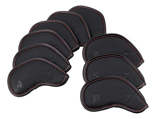 Funda Palos Golf 9pcs/set Negra Para Ping Callaway Mizuno