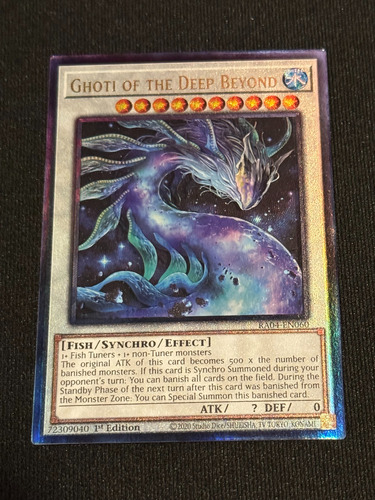 Yugioh! Ghoti Of The Deep Beyond - Ra04-en060 - Ultimate Ghoti Of The Deep Beyond Inglés (Usado)