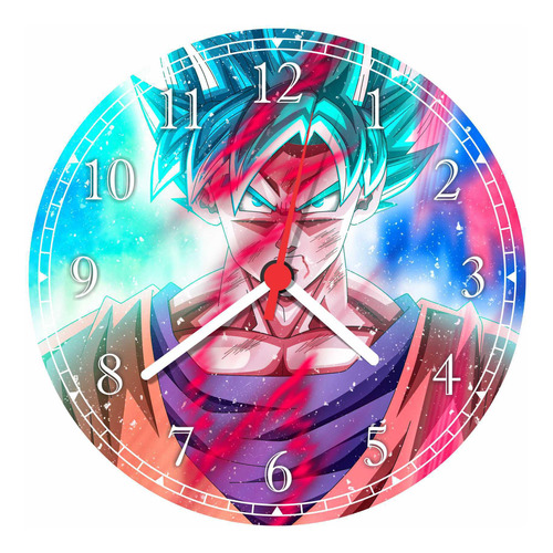 Relógio De Parede Dragon Ball Goku Grande Gg 50 Cm 04