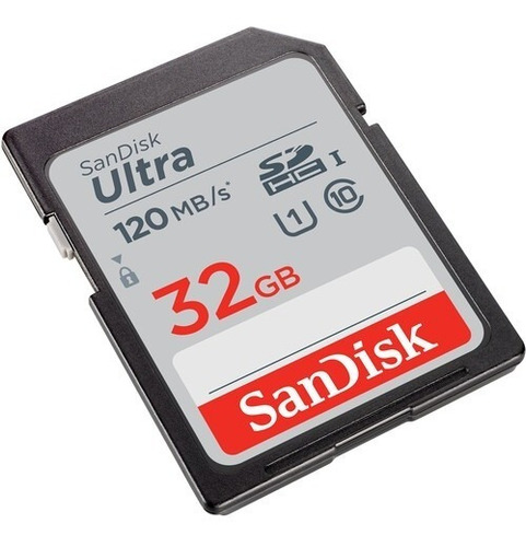 Imagem 1 de 3 de Cartao Sandisk Sdhc Ultra 120mb/s Classe 10 32gb Sd Original