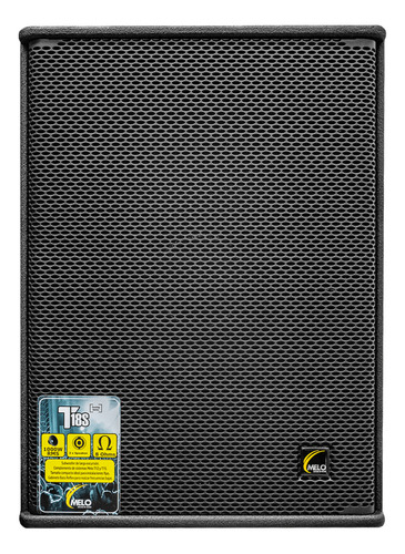 Subwoofer T18 Melo Pasivo 1000watts Rms 1x18 Color Negro