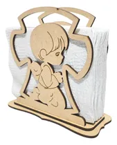 Comprar Servilleteros De Cruz Angelito 20pz Para Bautizo Comunión