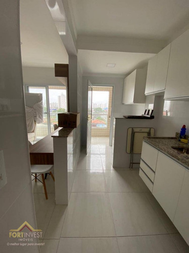 Imagem 3 de 12 de Apartamento Com 2 Dormitórios À Venda, 55 M² Por R$ 260.000,00 - Tude Bastos (sítio Do Campo) - Praia Grande/sp - Ap2315