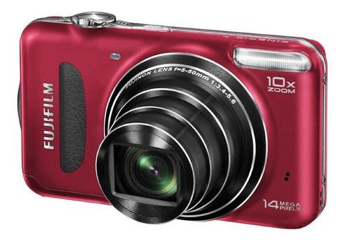 Fujifilm FinePix T200 compacta cor vermelho