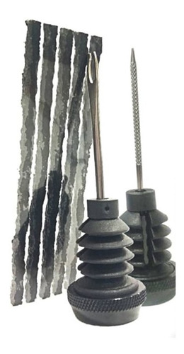 Imagem 2 de 3 de Kit Reparo Pneu Tubeless Macarrão High One Com 2 Plug Guidão