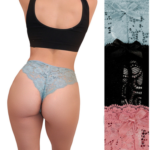 Paquete De 3 Tangas Cintura Mas Juguete Discreto