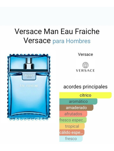 Perfume Hombre Man Eau Fraiche De Versace Edt 100 Ml