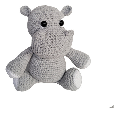 Amigurumi Hipopotamo Tejido Crochet Artesanal Bebes